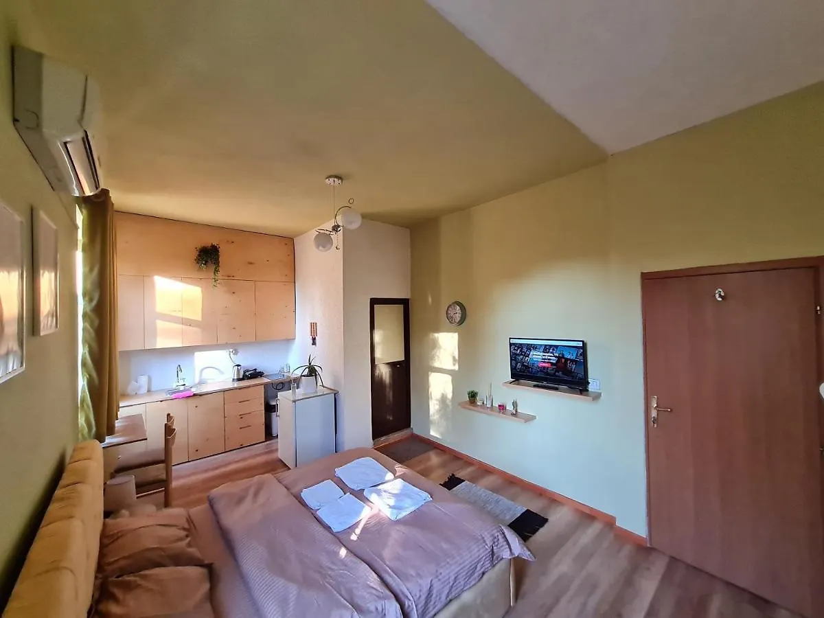 Ex-Block District Charming Studio Apartment With Treeish Sorrounding View! Tirana 0*,